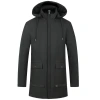 Wholesale of winter clothes for middle-aged and elderly men's cotton-padded jackets, thickened down cotton-padded jackets, mid-length casual cotton-padded jackets for dads details Picture